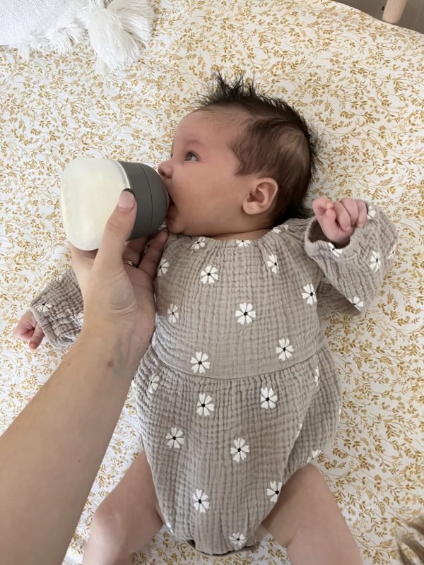 Biberón de silicona flexy 9 oz | Gris X2