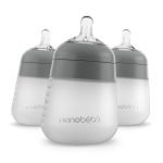 Biberón de silicona flexy 9 oz | Gris X3