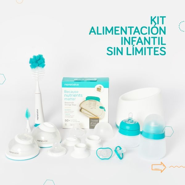 Kit Alimentación Infantil sin límites | Rosado