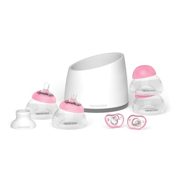 Set de Alimentación inicial Gen 2 | Rosa/Gris